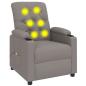Preview: Massagesessel Taupe Stoff