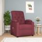 Preview: ARDEBO.de - Massagesessel Weinrot Stoff