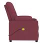 Preview: Massagesessel Weinrot Stoff