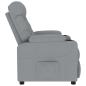Preview: Massagesessel Hellgrau Stoff