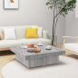 Preview: ARDEBO.de - Couchtisch Grau Sonoma 90x90x28 cm Holzwerkstoff
