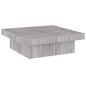 Preview: Couchtisch Grau Sonoma 90x90x28 cm Holzwerkstoff