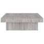 Preview: Couchtisch Grau Sonoma 90x90x28 cm Holzwerkstoff