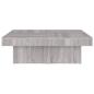 Preview: Couchtisch Grau Sonoma 90x90x28 cm Holzwerkstoff