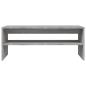 Preview: Couchtisch Grau Sonoma 100x40x40 cm Holzwerkstoff