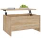Preview: Couchtisch Sonoma-Eiche 80x55,5x41,5 cm Holzwerkstoff