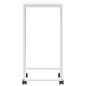 Preview: Beistelltisch mit Rollen Wei? 40x30x63,5 cm Holzwerkstoff