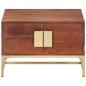 Preview: Couchtisch Honigbraun 67x67x45 cm Akazie Massivholz