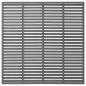Preview: Lamellenzaun WPC 180x180 cm Grau