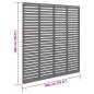 Preview: Lamellenzaun WPC 180x180 cm Grau