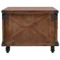 Preview: Couchtisch Massivholz Tanne 91x51x38 cm Braun