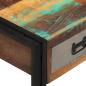 Preview: Couchtisch mit 3 Schubladen Altholz Massiv 100x50x35 cm
