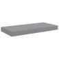 Preview: Schweberegal Grau 50x23,5x3,8 cm MDF