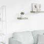 Preview: ARDEBO.de - Schwebendes Wandregal Eichefarben 23x23,5x3,8 cm MDF