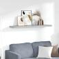 Preview: ARDEBO.de - Schweberegal Betongrau 120x23,5x3,8 cm MDF