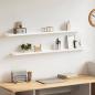 Preview: ARDEBO.de - Wandregale 2 Stk. Wei? 115x9x3 cm