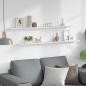 Preview: Wandregale 2 Stk. Wei? 115x9x3 cm