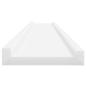 Preview: Wandregale 2 Stk. Wei? 115x9x3 cm