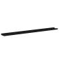 Preview: Wandregale 4 Stk. Schwarz 115x9x3 cm