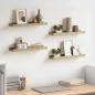 Preview: ARDEBO.de - Wandregale 4 Stk. Sonoma-Eiche 40x9x3 cm