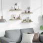 Preview: Wandregale 4 Stk. Sonoma-Eiche 40x9x3 cm