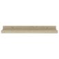 Preview: Wandregale 4 Stk. Sonoma-Eiche 40x9x3 cm