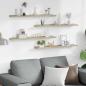 Preview: Wandregale 4 Stk. Sonoma-Eiche 80x9x3 cm