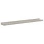 Preview: Wandregale 2 Stk. Betongrau 80x9x3 cm