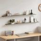 Preview: ARDEBO.de - Wandregale 2 Stk. Betongrau 115x9x3 cm