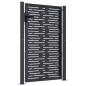 Preview: Gartentor Anthrazit 100x125 cm Stahl Quadratisches Design