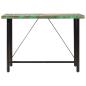 Preview: Bartisch 150x70x107 cm Altholz Massiv und Eisen