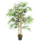 Preview: ARDEBO.de - Bambusbaum Künstlich 730 Blätter 120 cm Grün