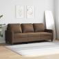 Preview: 3-Sitzer-Sofa Braun 180 cm Stoff