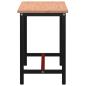 Preview: Werkbank 150x55x81,5 cm Massivholz Buche und Metall
