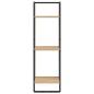 Preview: Wandregal 3 Fächer Sonoma-Eiche 30x25x100 cm Holzwerkstoff