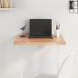 Preview: ARDEBO.de - Tischplatte Hellbraun 60x40x(2-4) cm Massivholz Eiche Behandelt