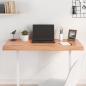 Preview: ARDEBO.de - Tischplatte Hellbraun 100x40x(2-6)cm Massivholz Eiche Behandelt