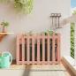 Preview: ARDEBO.de - Hochbeet Lattenzaun-Design 100x50x70 cm Massivholz Douglasie
