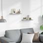 Preview: Wandregale 2 Stk. Betongrau 40x9x3 cm