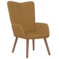 Preview: Relaxsessel Braun Samt