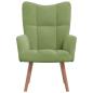 Preview: Relaxsessel Hellgrün Samt
