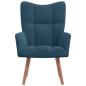 Preview: Relaxsessel Blau Samt