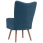 Preview: Relaxsessel Blau Samt