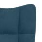 Preview: Relaxsessel Blau Samt