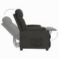 Preview: Relaxsessel Schwarz Stoff