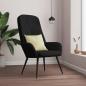 Preview: ARDEBO.de - Relaxsessel Schwarz Samt
