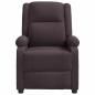 Preview: Relaxsessel Dunkelbraun Stoff