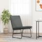 Preview: ARDEBO.de - Loungesessel Dunkelgrau 52x75x76 cm Stoff