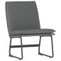 Preview: Loungesessel Dunkelgrau 52x75x76 cm Stoff