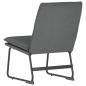 Preview: Loungesessel Dunkelgrau 52x75x76 cm Stoff